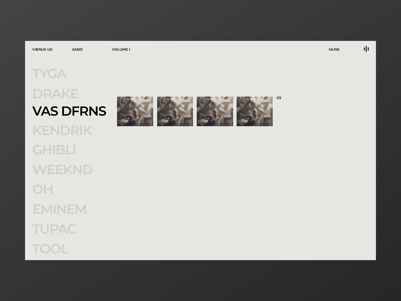 VAS DFRNS music web