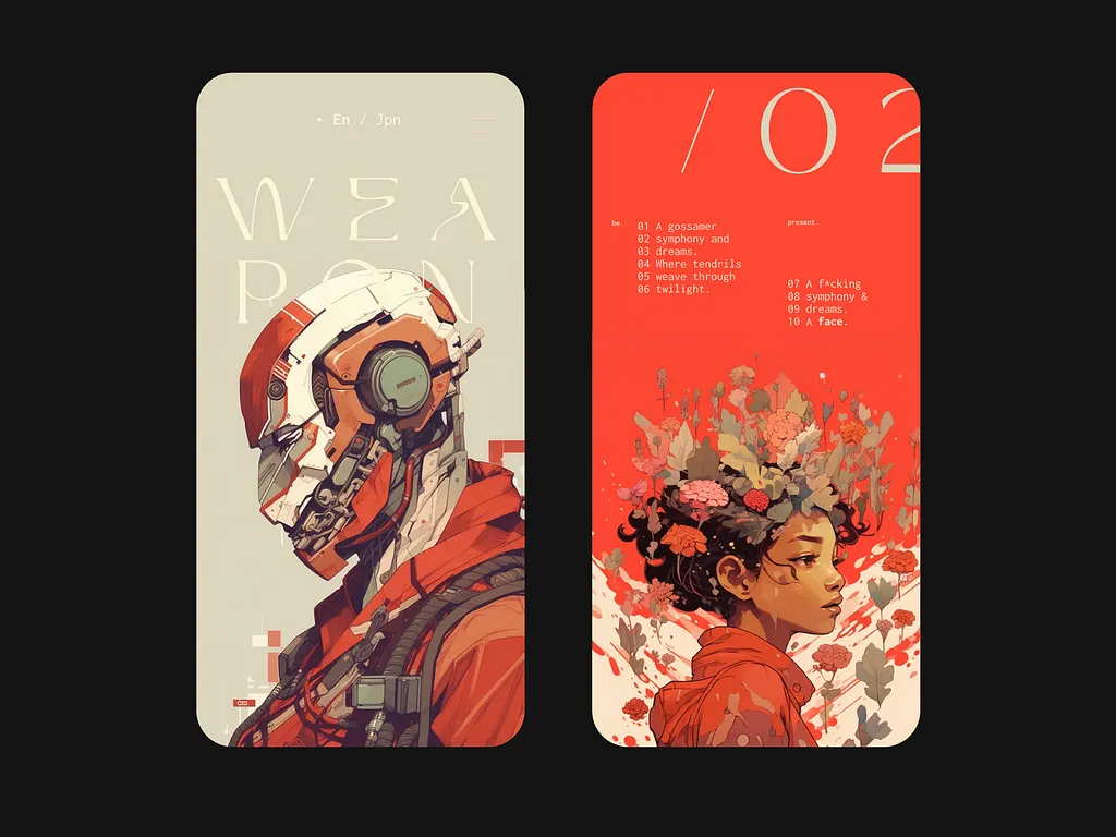 Weapon 02 editorial mobile